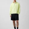 Heavyweight Oversized Logo Quarter-Zip Pullover