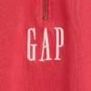 Heavyweight Oversized Logo Quarter-Zip Pullover