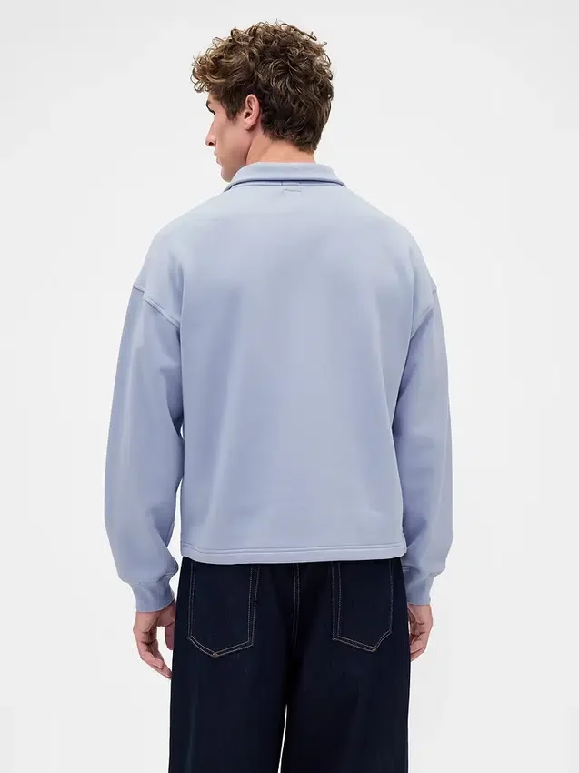 Heavyweight Oversized Quarter-Zip Pullover