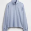 Heavyweight Oversized Quarter-Zip Pullover