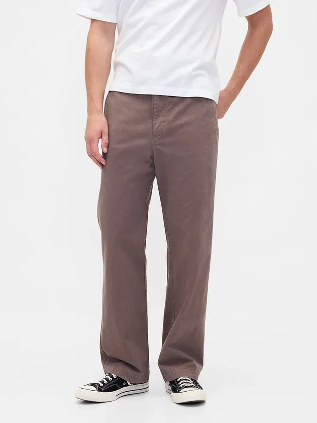 Heavyweight Twill '90S Loose Khakis