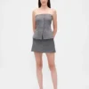 Herringbone Mini Skort