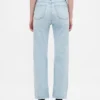 High Rise '90S Slim Straight Crop Jeans