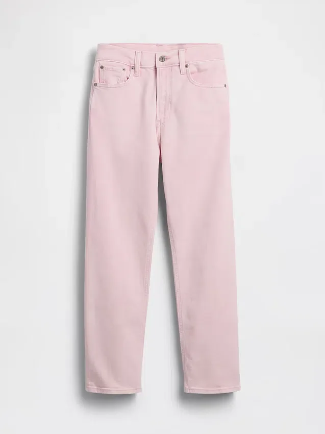 High Rise '90S Slim Straight Crop Jeans