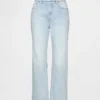 High Rise '90S Slim Straight Crop Jeans