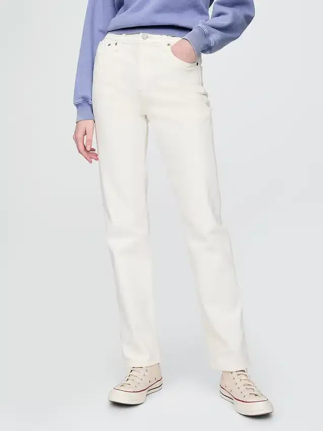 High Rise '90S Slim Straight Jeans