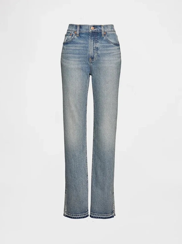 High Rise '90S Slim Straight Jeans