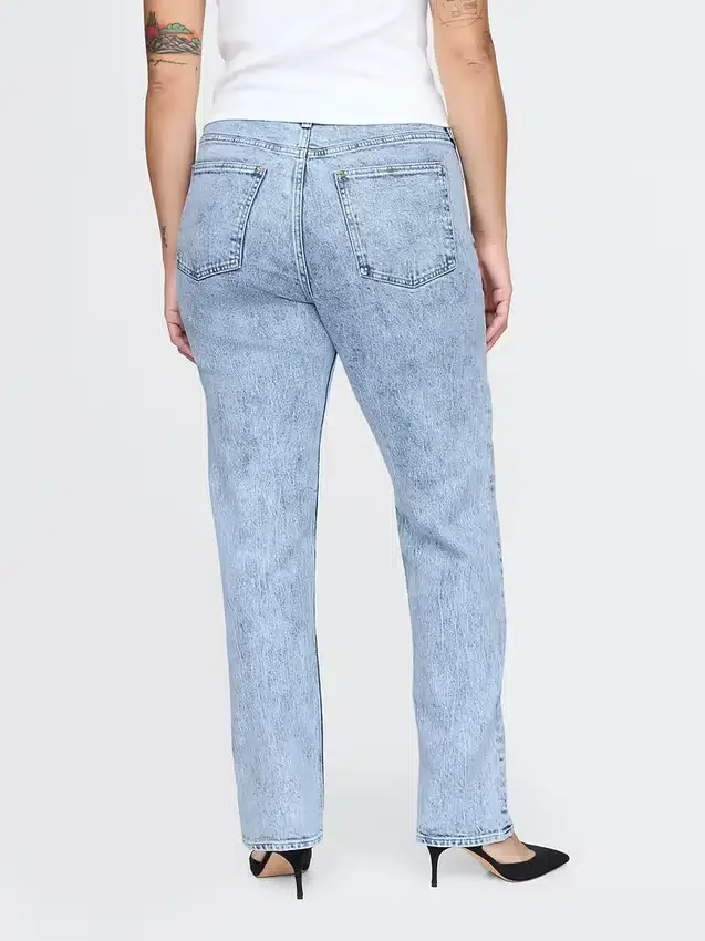 High Rise '90S Slim Straight Jeans