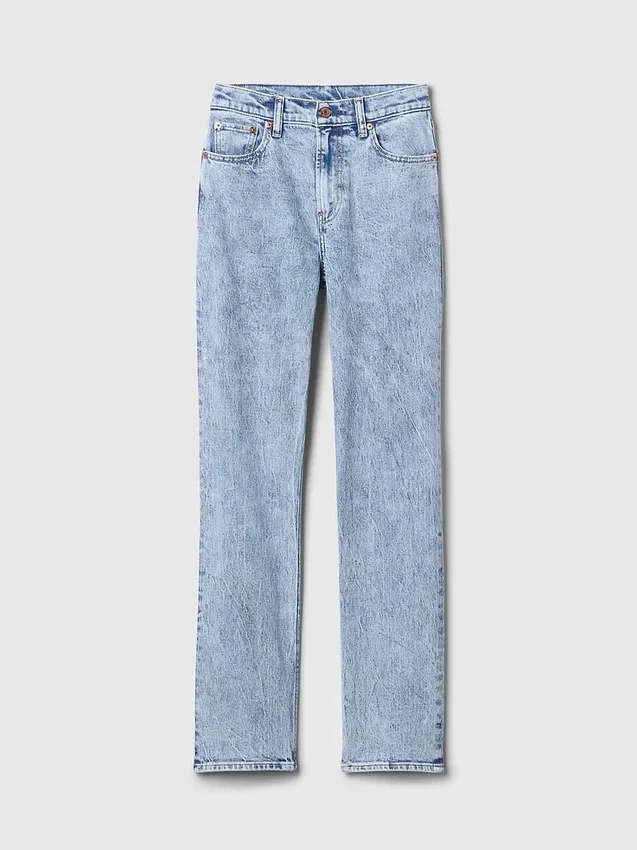 High Rise '90S Slim Straight Jeans