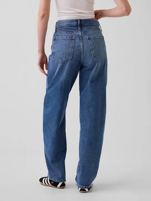 High Rise Barrel Jeans