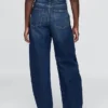 High Rise Barrel Jeans