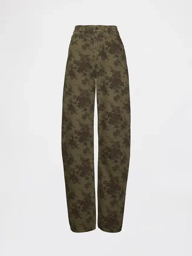 High Rise Barrel Jeans