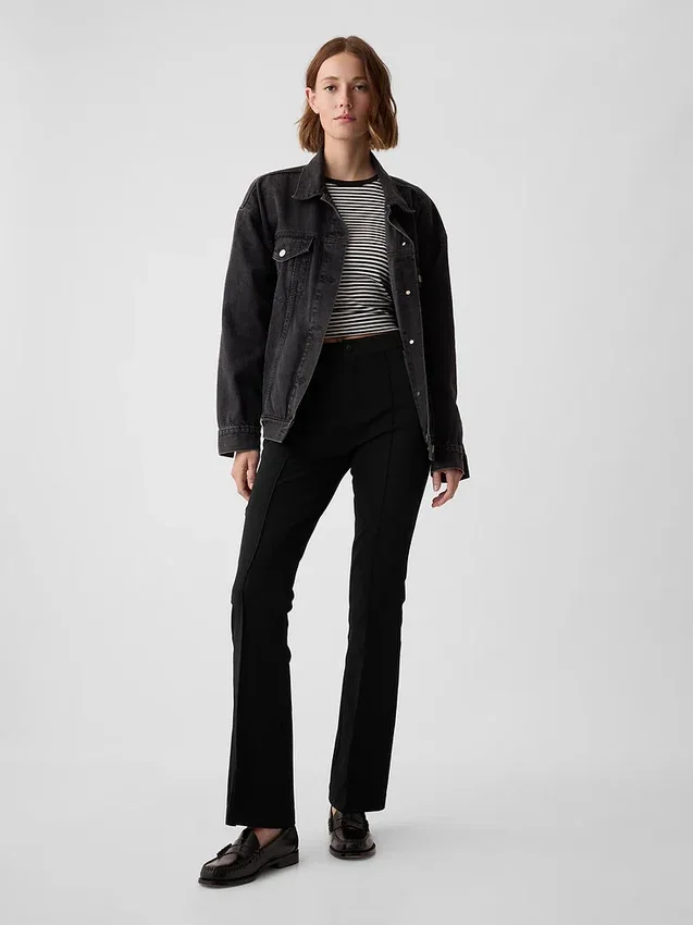 High Rise Bistretch Flare Pants