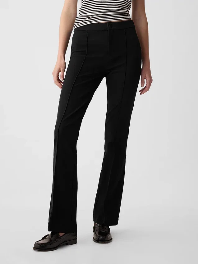 High Rise Bistretch Flare Pants