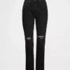 High Rise Cheeky Straight Jeans