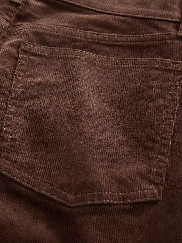 High Rise Corduroy '90S Slim Straight Jeans