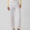 High Rise Crop Barrel Jeans