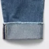 High Rise Cuffed Barrel Jeans