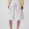 High Rise Culotte Jeans
