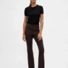 High Rise Double Knit Boot Pants