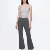 High Rise Double Knit Crop Kick Pants