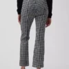 High Rise Double Knit Crop Kick Pants