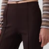 High Rise Double Knit Crop Kick Pants