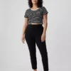 High Rise Double Knit Skinny Pants