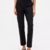 High Rise Double Knit Slim Crop Pants