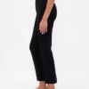 High Rise Double Knit Slim Crop Pants