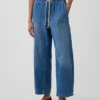 High Rise Easy Barrel Jeans
