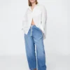 High Rise Easy Barrel Jeans