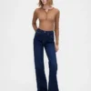 High Rise Relaxed Flare Jeans