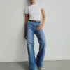 High Rise Relaxed Flare Jeans