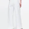 High Rise Stride Wide-Leg Ankle Jeans