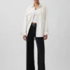 High Rise Stride Wide-Leg Jeans