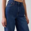 High Rise Stride Wide-Leg Jeans