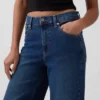 High Rise Stride Wide-Leg Jeans