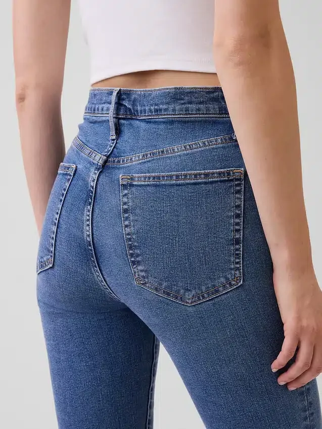 High Rise True Skinny Jeans