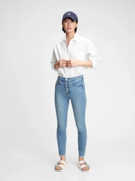 High Rise True Skinny Jeans with Secret Smoothing Pockets