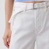 High Rise Ultrasoft Belted Horseshoe Jeans