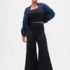 High Rise Wide Flare Jeans