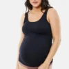 Ingrid and Isabel Basics Maternity Seamless Belly Support Cami 2 Pack
