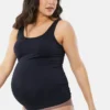 Ingrid and Isabel Basics Maternity Seamless Belly Support Cami 2 Pack