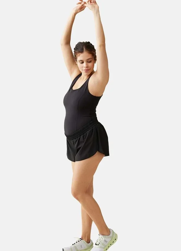 Ingrid and Isabel Maternity Active Runsie Jumpsuit