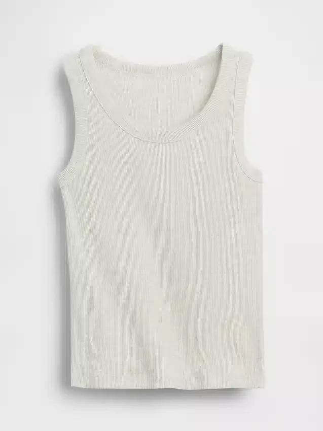 Kid Rib Scoop Tank Top