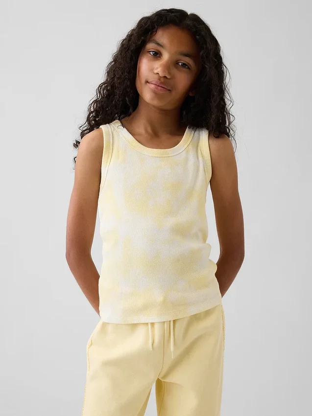 Kid Rib Tie-Dye Tank Top
