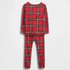 Kids & Baby Organic Brushed Cotton Holiday Pj Set