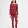 Kids & Baby Organic Brushed Cotton Holiday Pj Set
