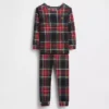 Kids & Baby Organic Brushed Cotton Holiday Pj Set